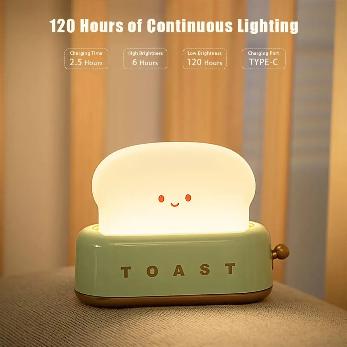 Light Friday Night Toast Lamp Decor