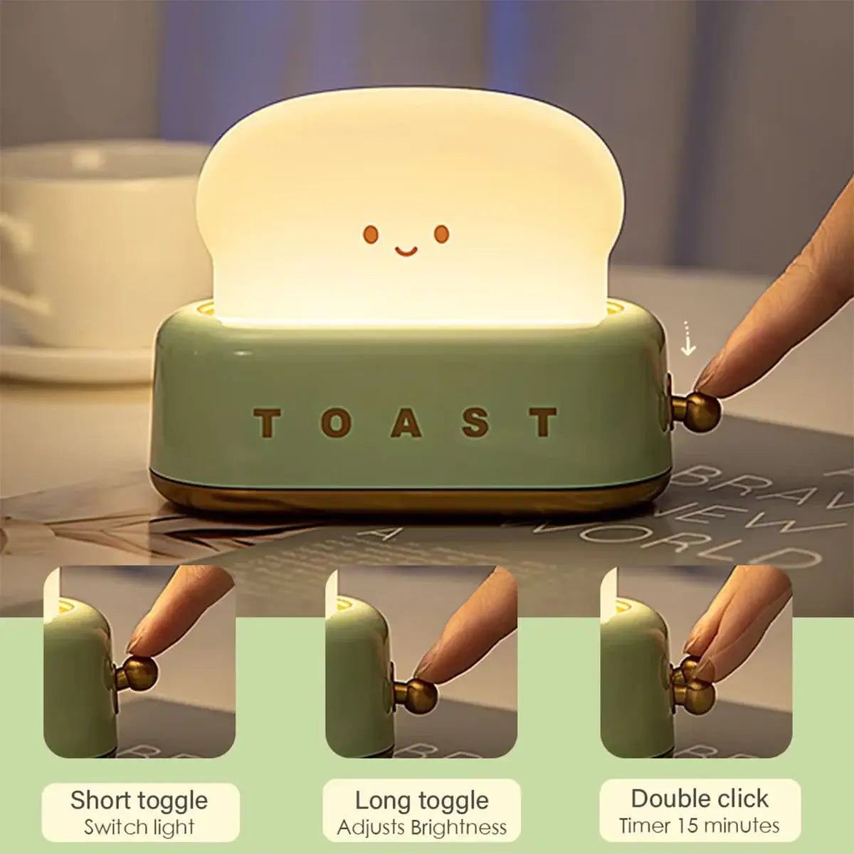 Light Friday Night Toast Lamp Decor