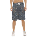 LuckeLadybug Shorts with Wave Pattern, inspired by loggerhead marine life center