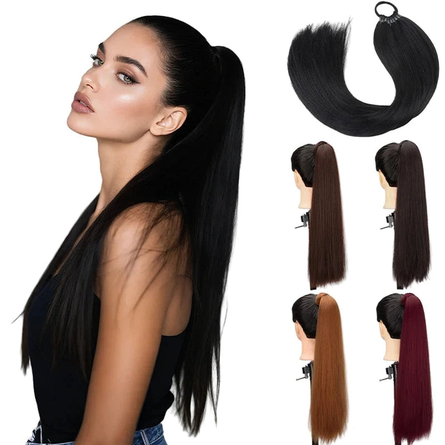 Long Straight Ponytail Hair Extension