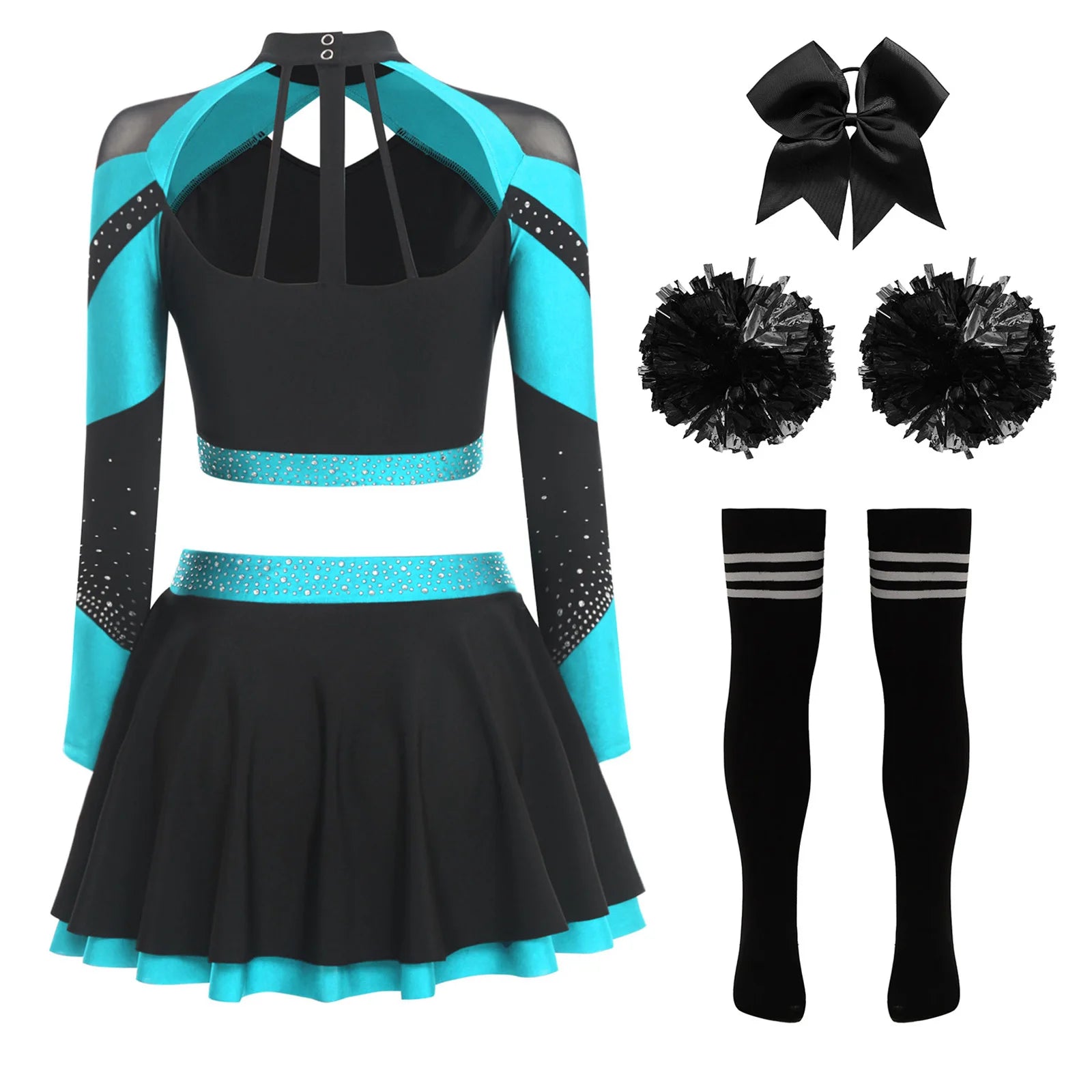 Cheerleader Cosplay Costume Play Set