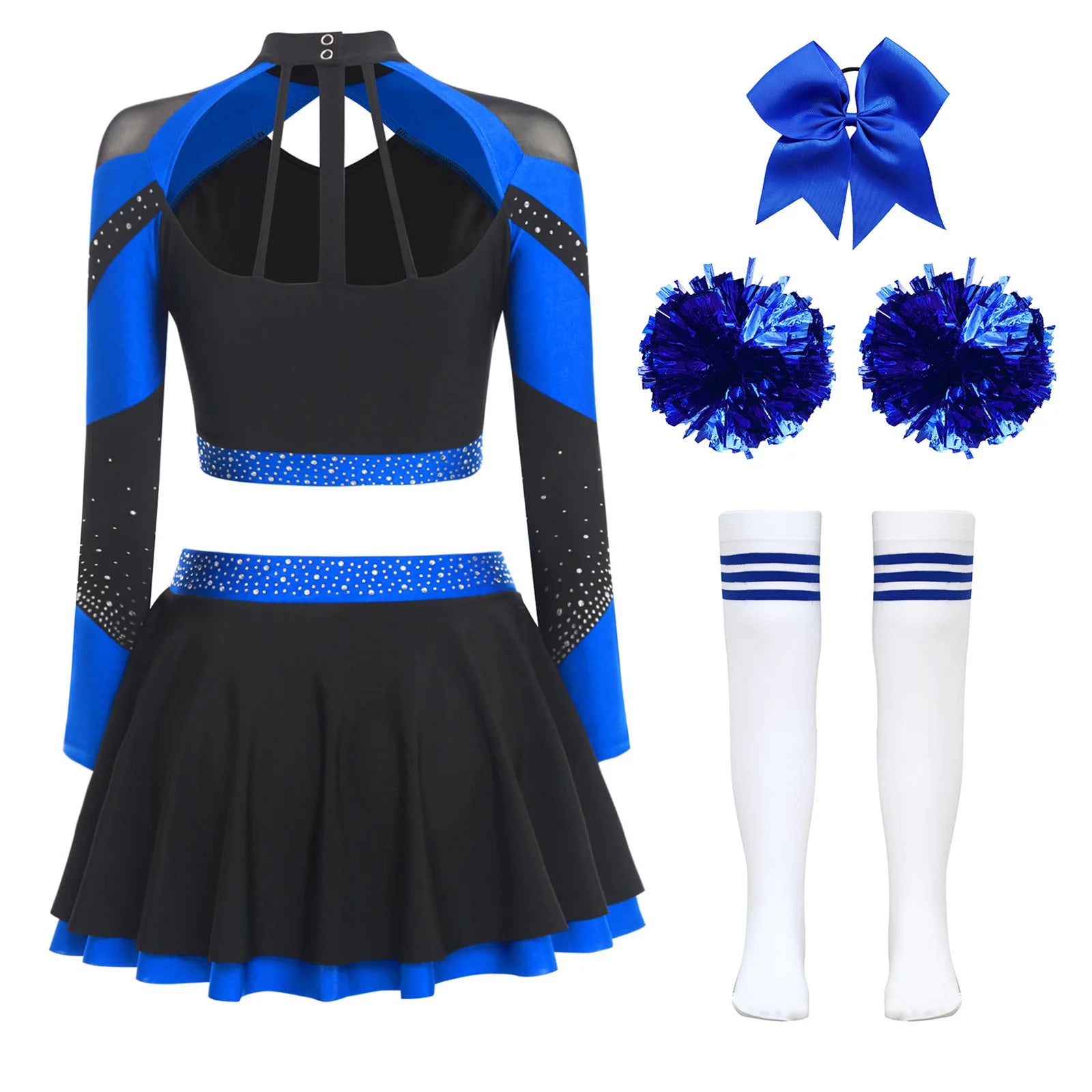 Cheerleader Cosplay Costume Play Set