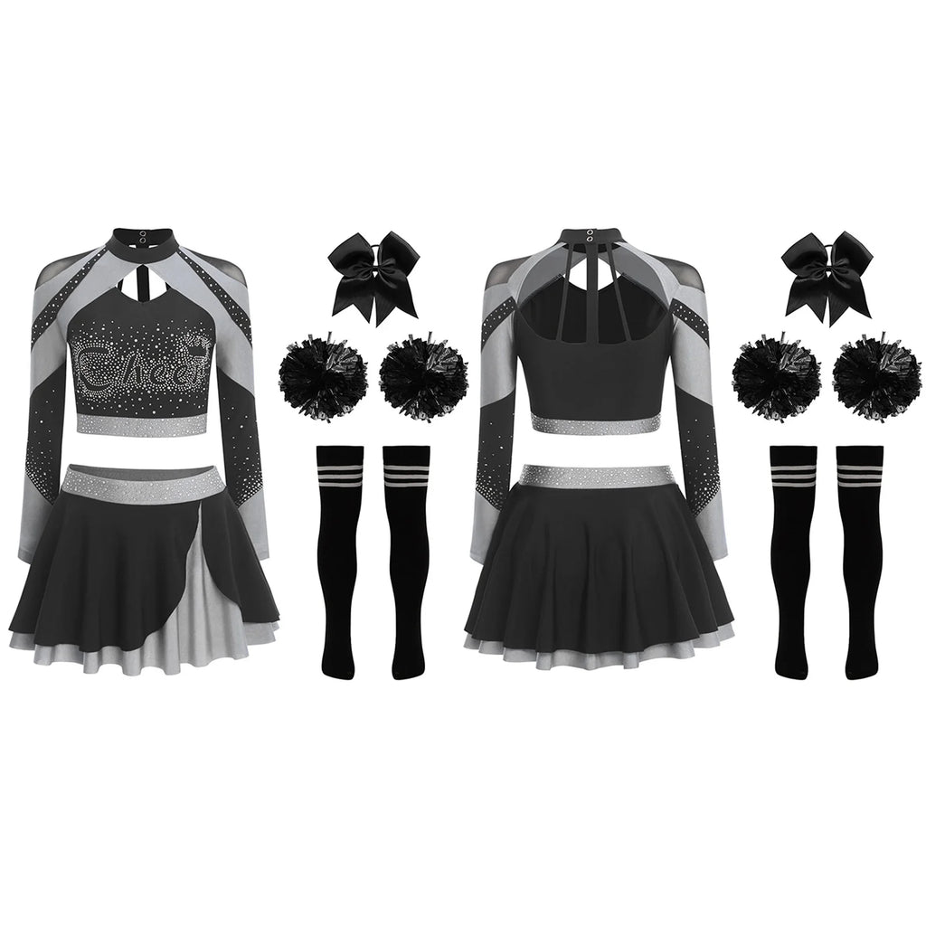 Cheerleader Cosplay Costume Play Set