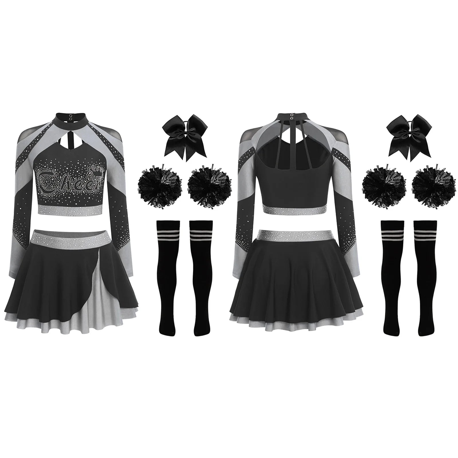 Cheerleader Cosplay Costume Play Set