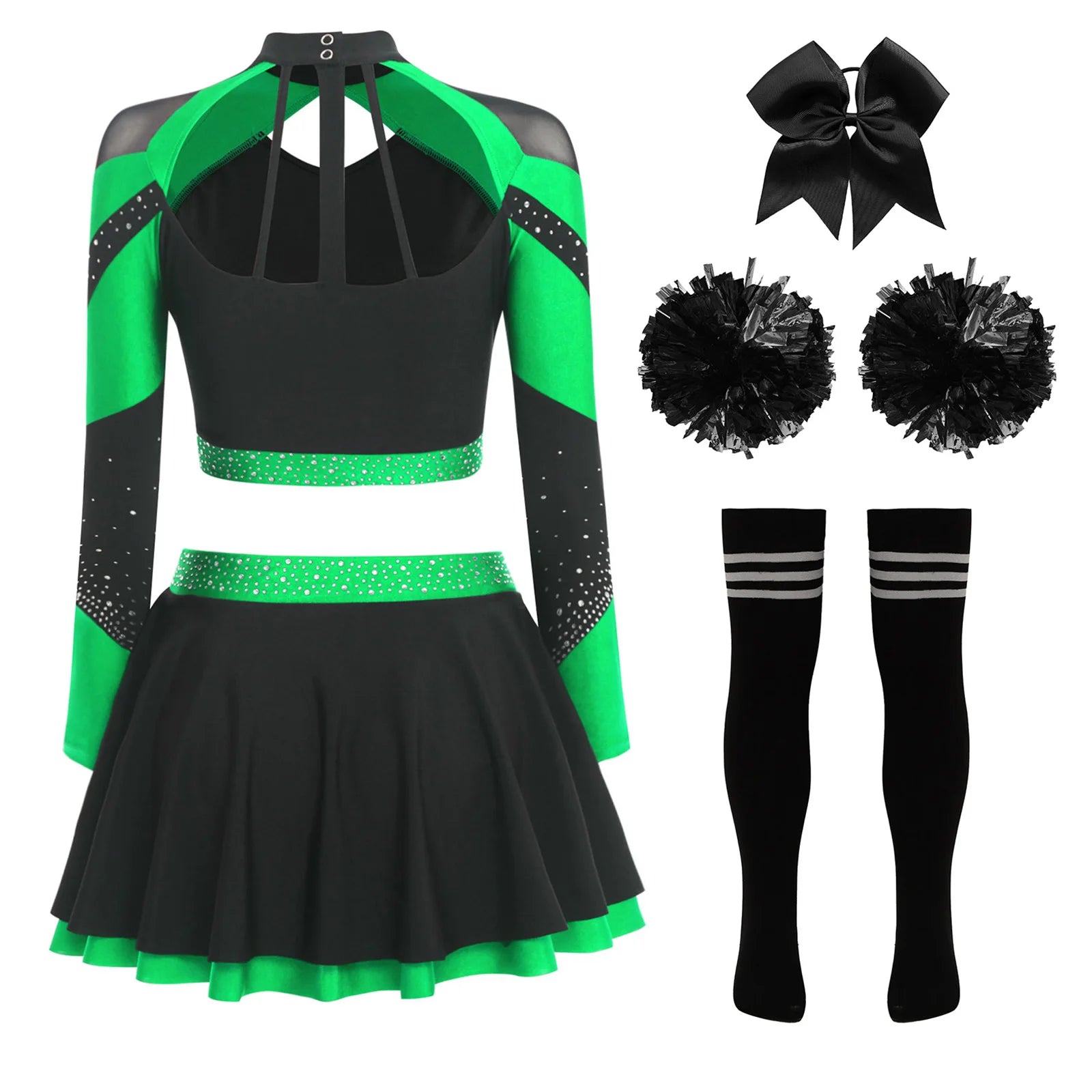 Cheerleader Cosplay Costume Play Set