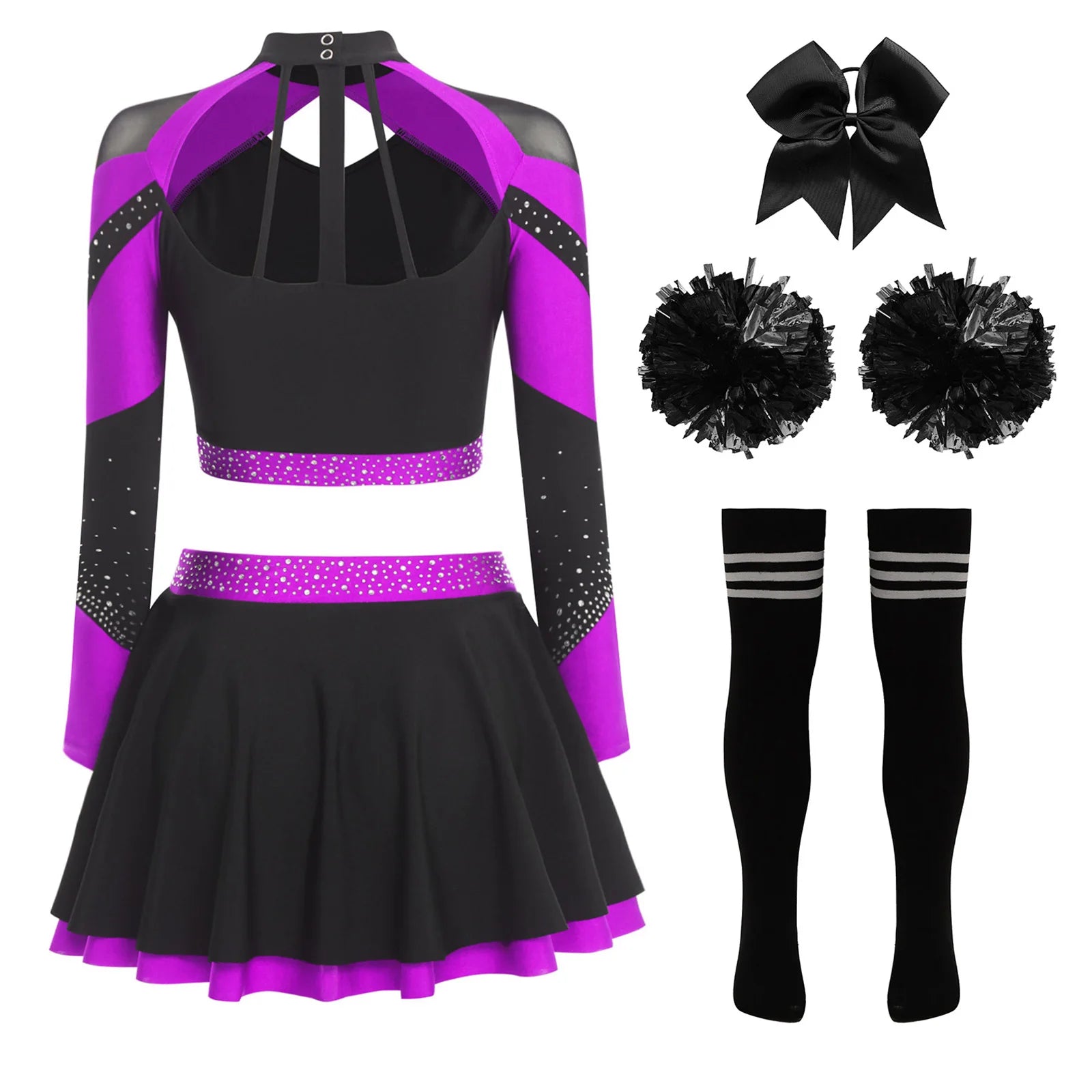 Cheerleader Cosplay Costume Play Set