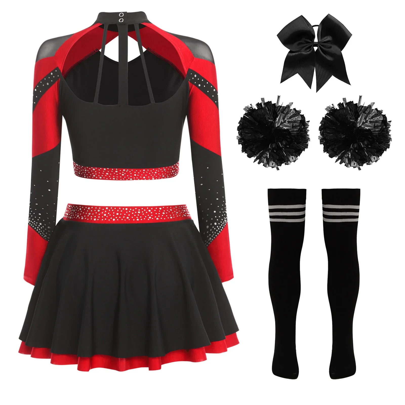 Cheerleader Cosplay Costume Play Set