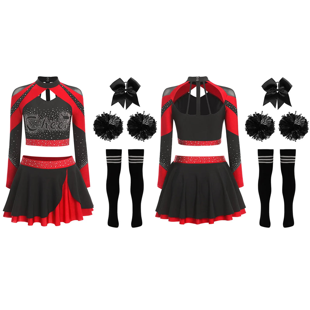 Cheerleader Cosplay Costume Play Set