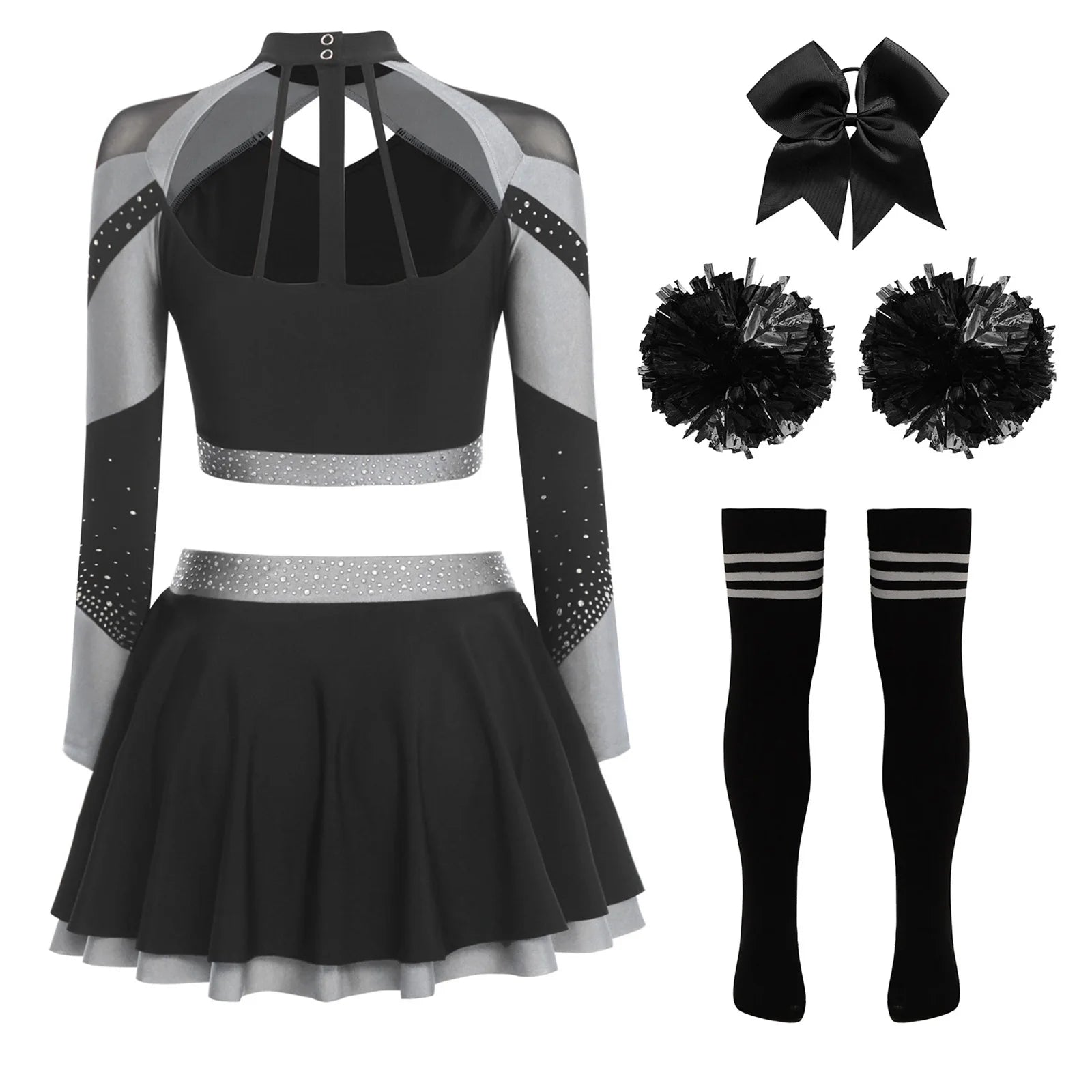 Cheerleader Cosplay Costume Play Set