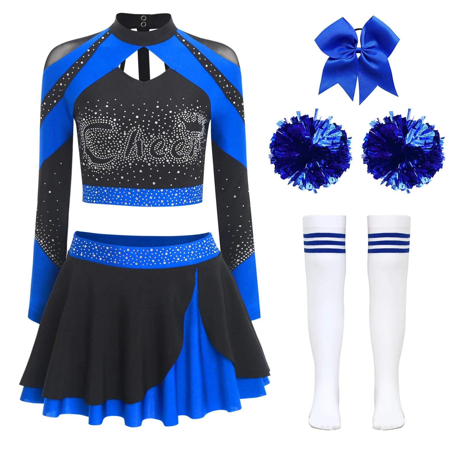 Cheerleader Cosplay Costume Play Set