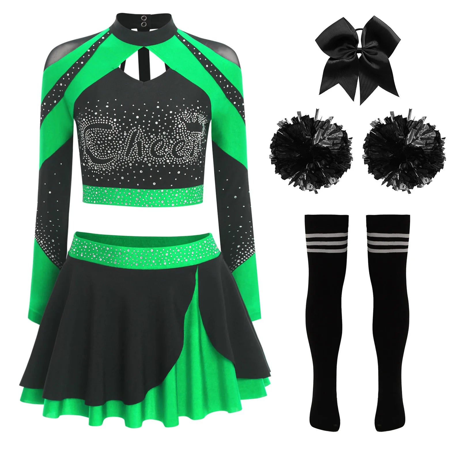 Cheerleader Cosplay Costume Play Set