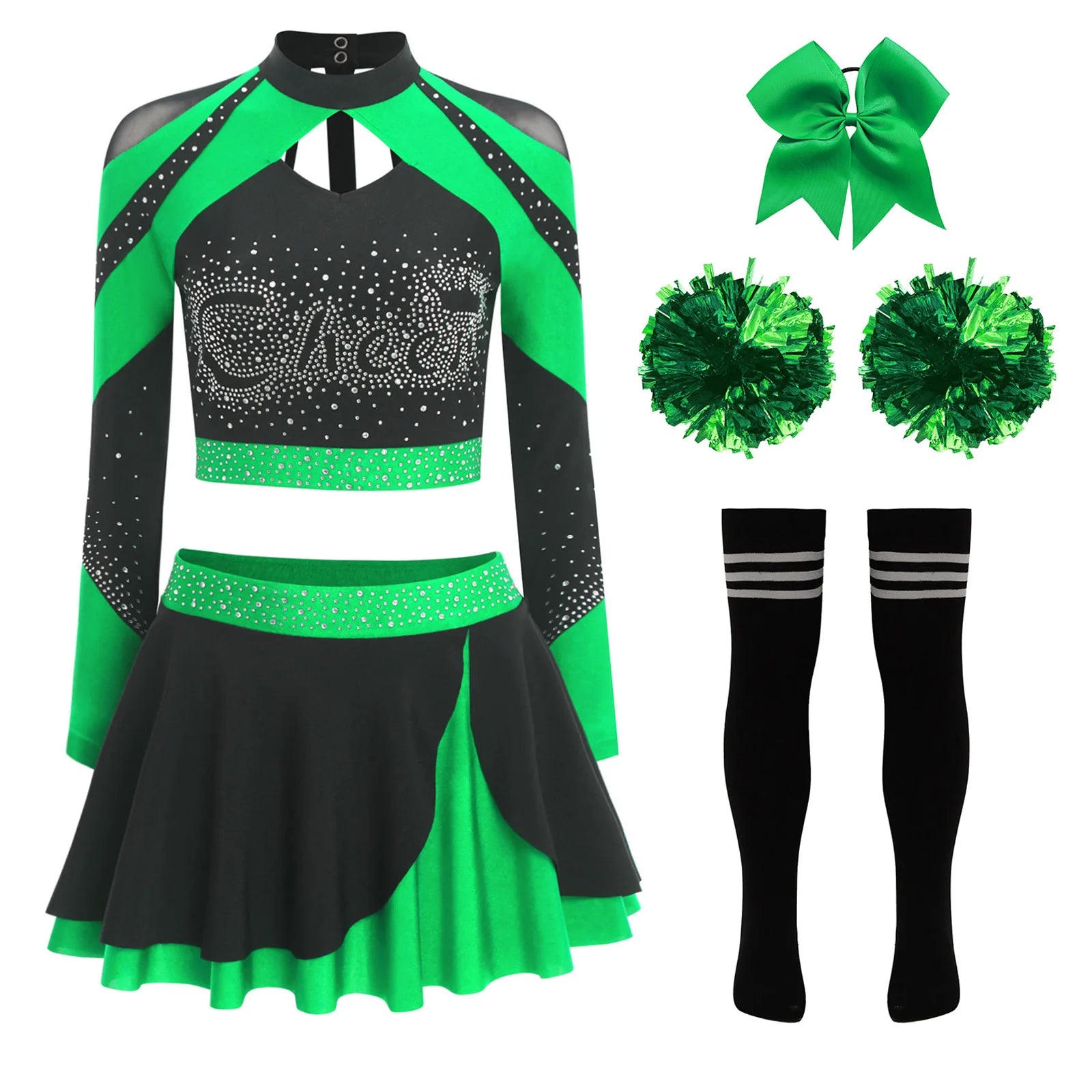 Cheerleader Cosplay Costume Play Set