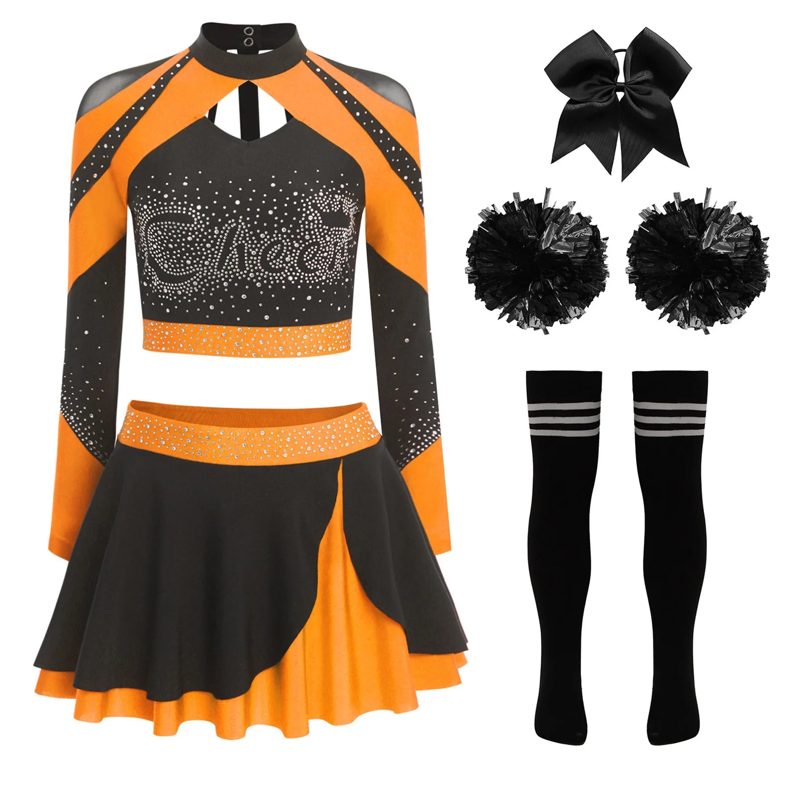 Cheerleader Cosplay Costume Play Set