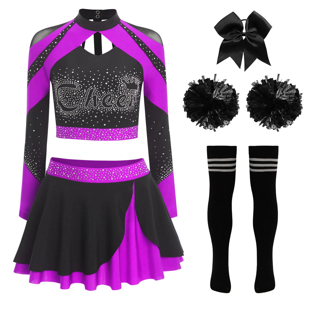 Cheerleader Cosplay Costume Play Set