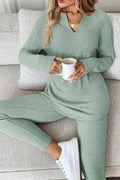 Comfortable green lounge room set from LuckeLadybug LLC for cozy lounging at home