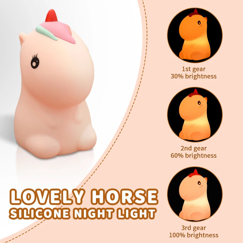 Unicorn Lamp Bedside for Kids' Rooms