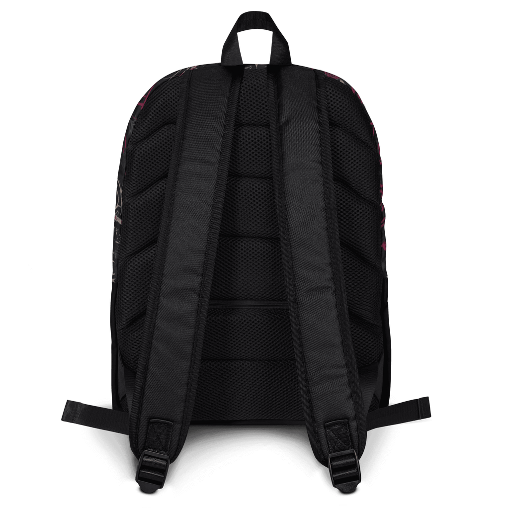 LuckeLadybug LLC Black Backpack Streetwear with Comfortable Padded Straps for Daily Use