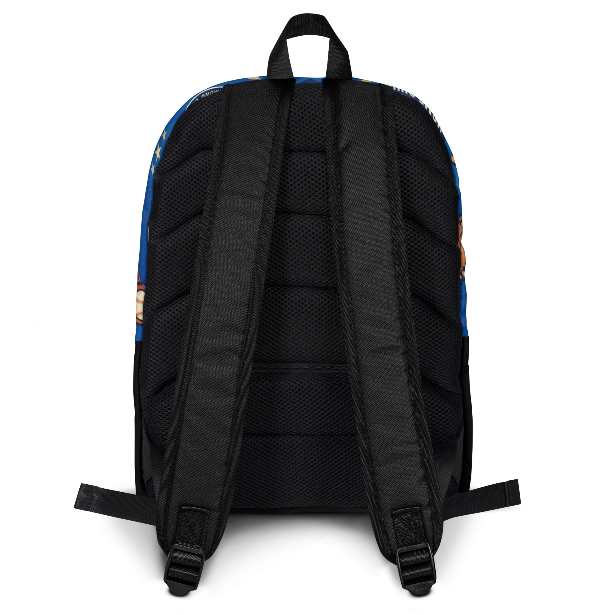 Durable LuckeLadybug baseball bag backpack with padded straps and breathable back panel