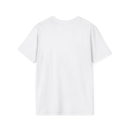 White plain T-shirt back view suitable for coffee mom graphic tee design customization