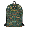 LuckeLadybug Backpack featuring adventure-themed print, perfect for everyday carry