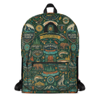 LuckeLadybug Backpack featuring adventure-themed print, perfect for everyday carry