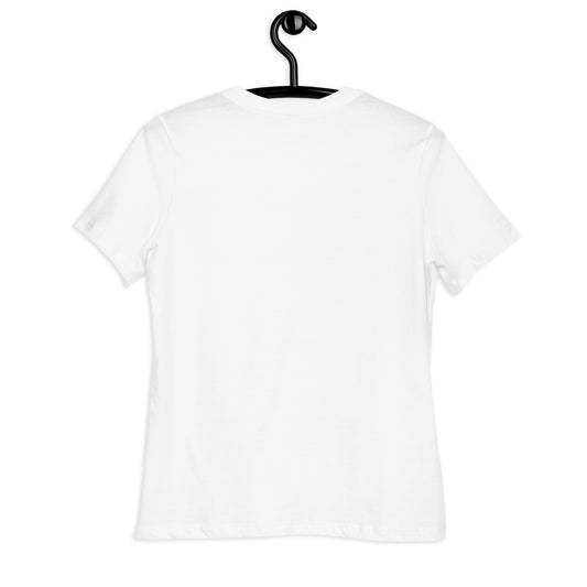 White Printful T-Shirt shown from the back with no visible design love graphic t-shirt