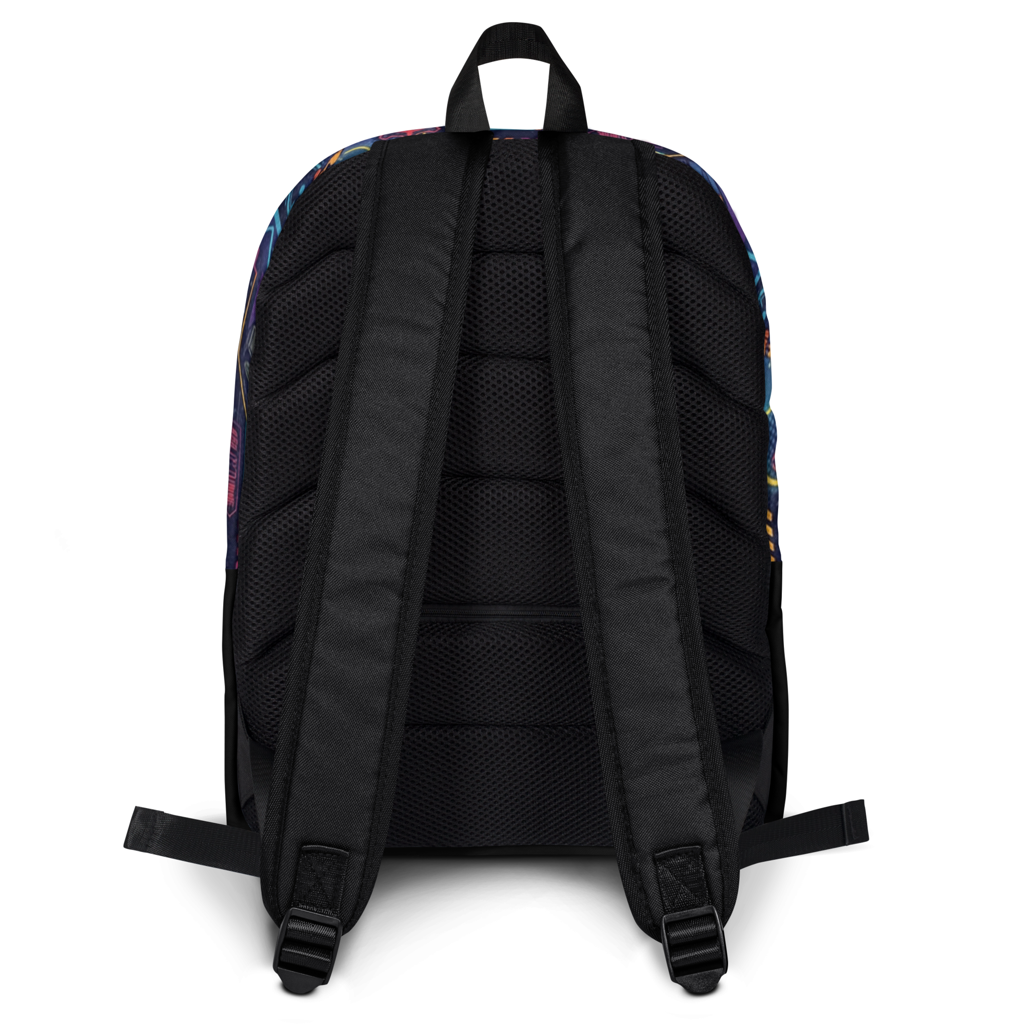 LuckeLadybug minimalist backpack featuring a sleek design with padded straps for comfort