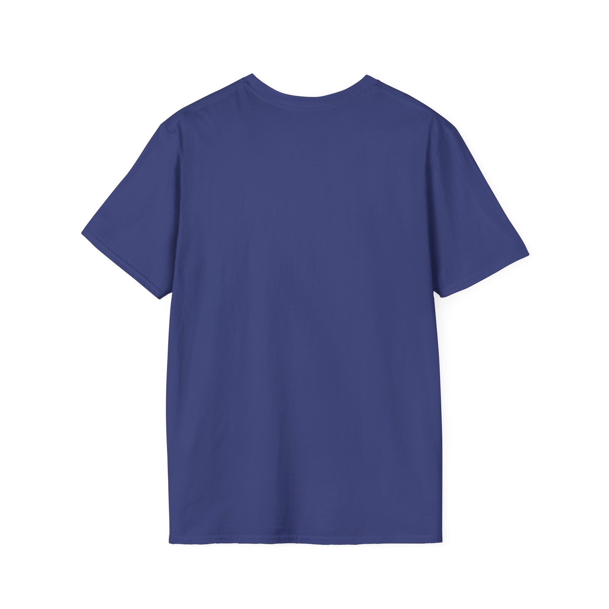 Plain blue sixty something t shirt by LuckeLadybug with short sleeves and crew neck design