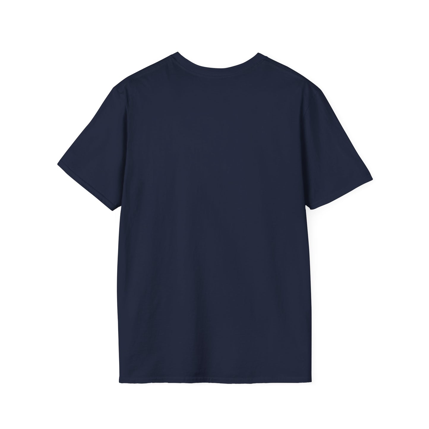 Navy blue sixty something t shirt by LuckeLadybug with short sleeves and a classic crew neck design