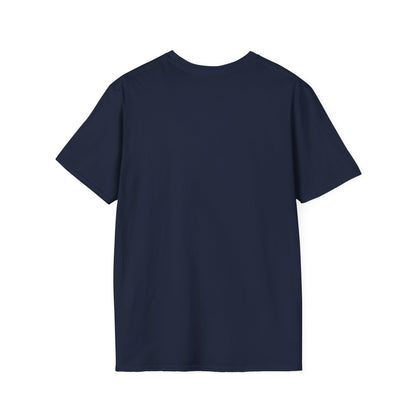 Navy blue sixty something t shirt by LuckeLadybug with short sleeves and a classic crew neck design