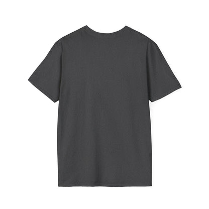 LuckeLadybug plain black thirty something t shirt showing back view with short sleeves