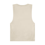 LuckeLadybug beige novelty tank top for summer with sleeveless design and soft fabric