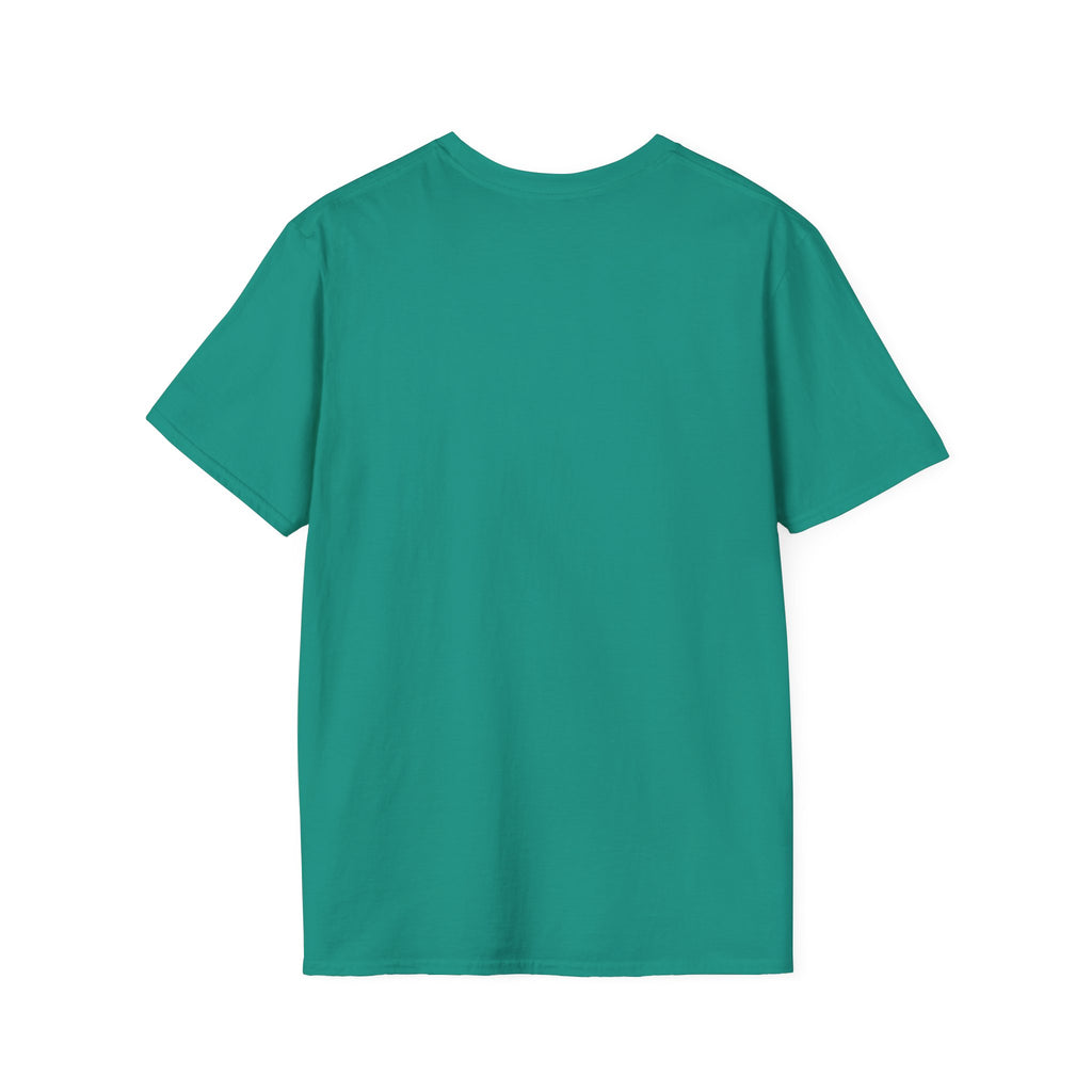 LuckeLadybug green plain cotton sixty something birthday shirt with short sleeves and crew neck