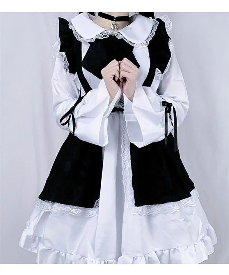 Maid Costume with Ruffled Design