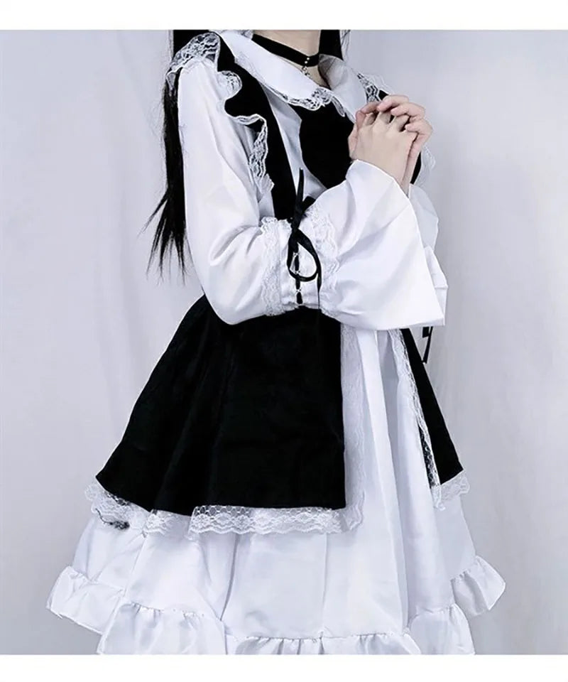 Maid Costume with Ruffled Design