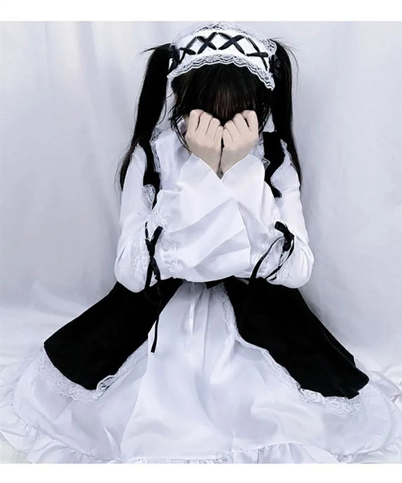 Maid Costume with Ruffled Design