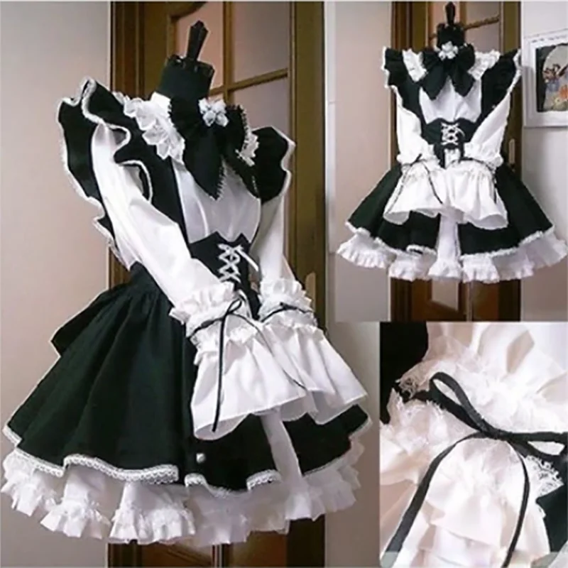 Maid Costume with Ruffled Design
