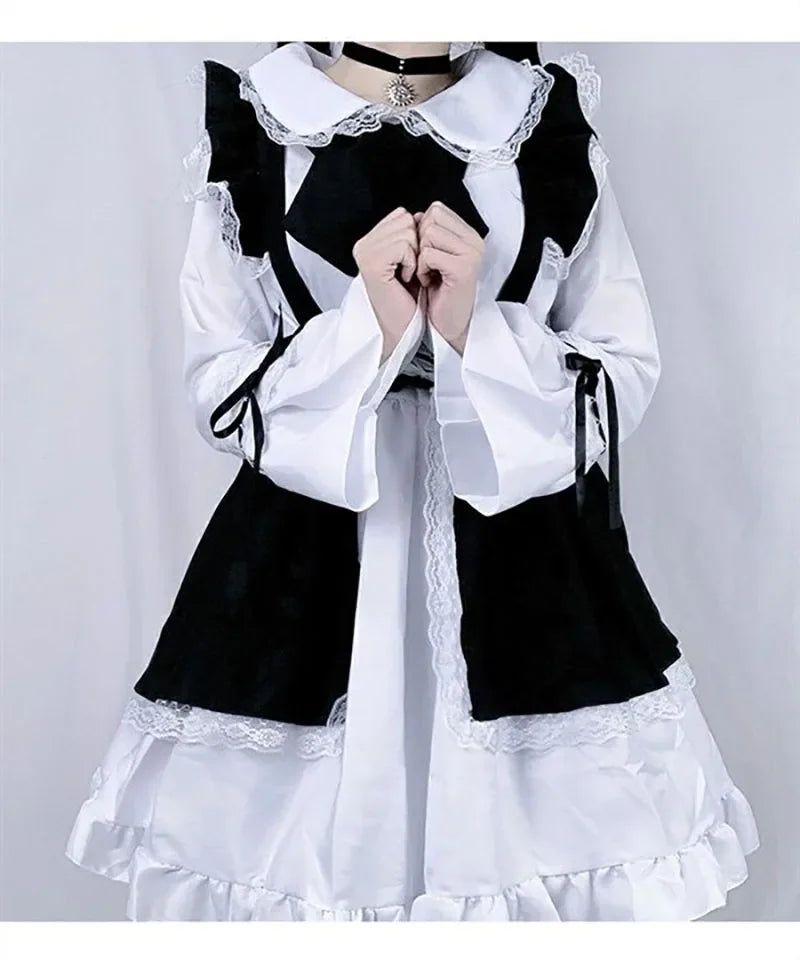 Maid Costume with Ruffled Details
