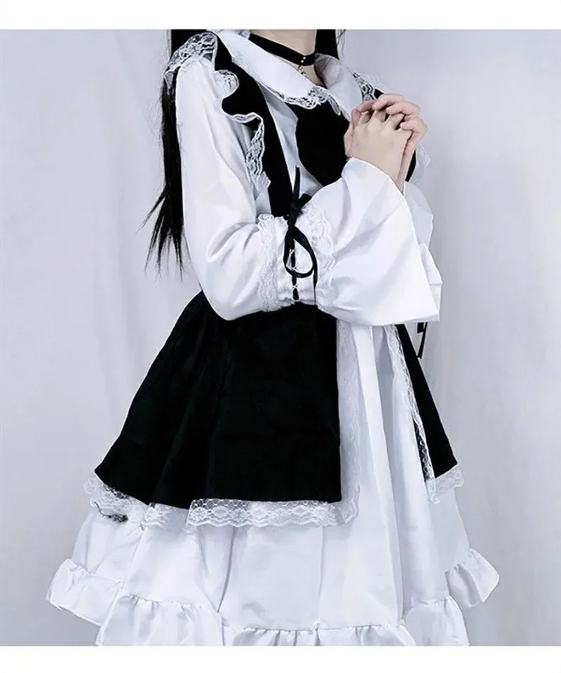 Maid Costume with Ruffled Details