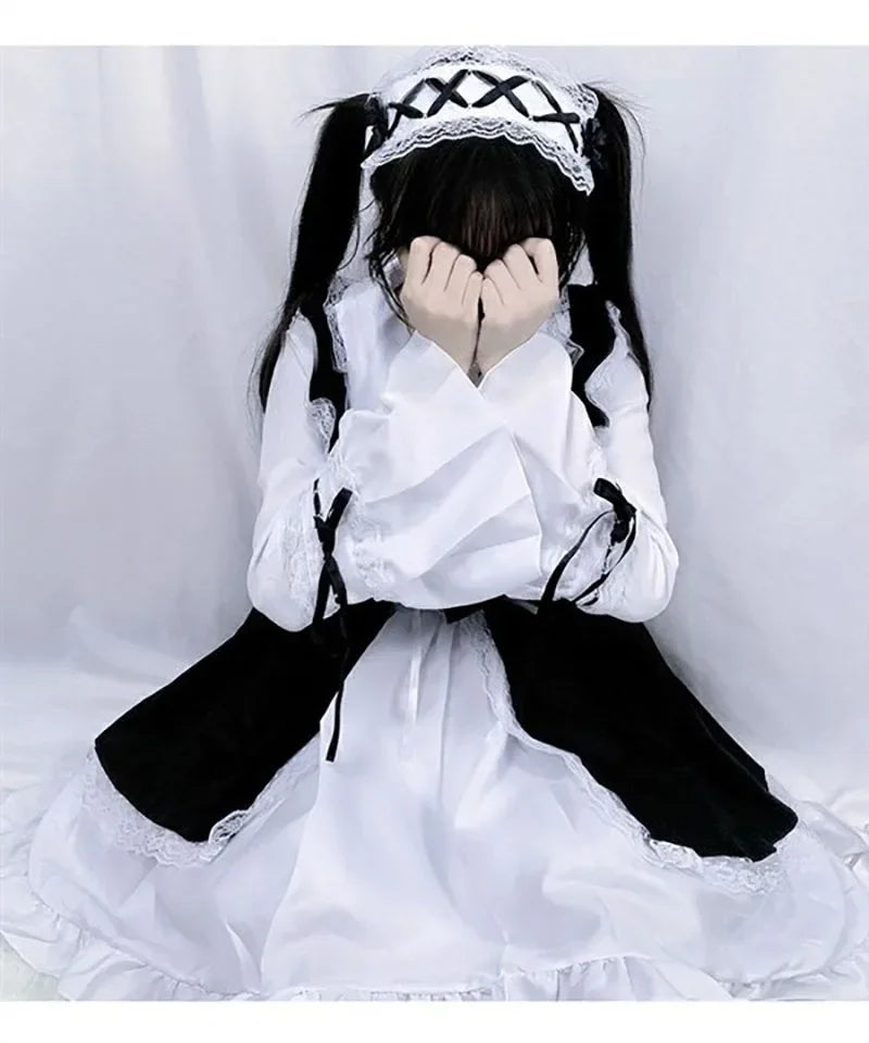 Maid Costume with Ruffled Details