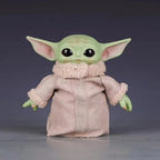 LuckeLadybug LLC Mandalorian action figure featuring a cute character with oversized ears and a cozy outfit