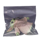 LuckeLadybug LLC Mandalorian action figure packaged in a clear bag for collectors