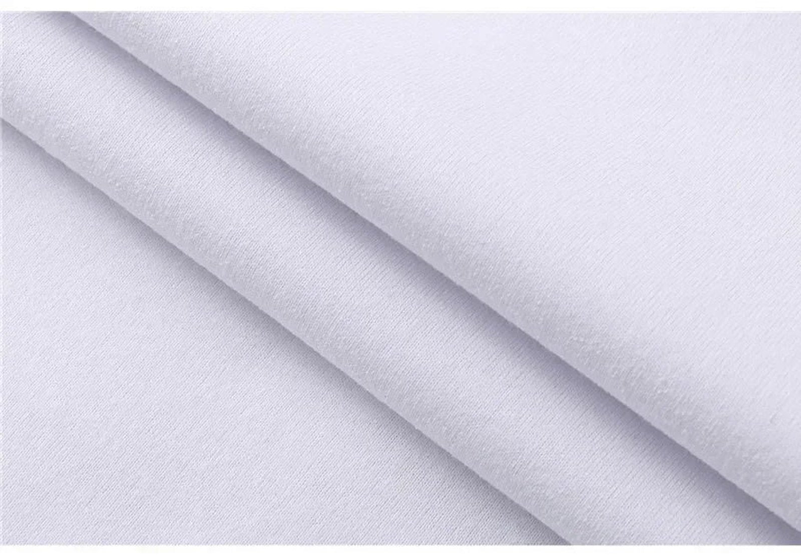 Close-up of soft white fabric showcasing the quality of the men's cartoon print hoodie