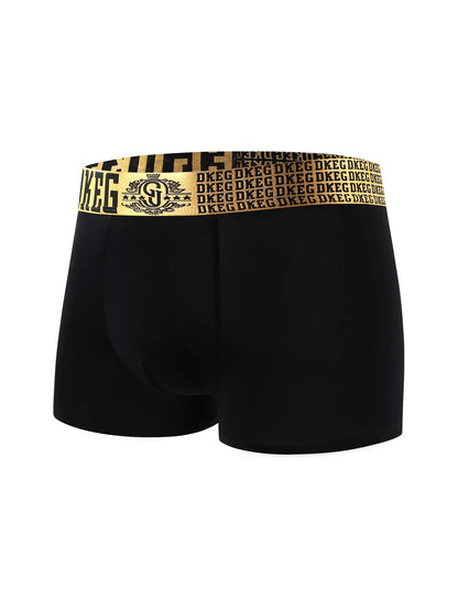 Mens Black And Gold Boxer Shorts Set