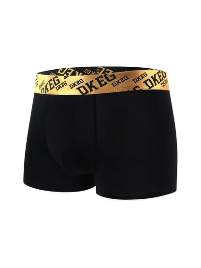 Mens Black And Gold Boxer Shorts Set