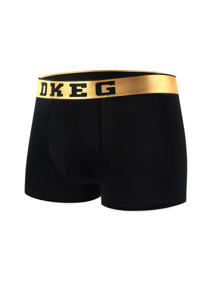 Mens Black And Gold Boxer Shorts Set