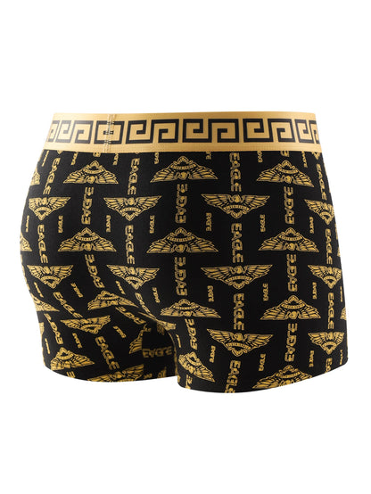 Mens Black Gold Boxer Briefs Trendy Styles