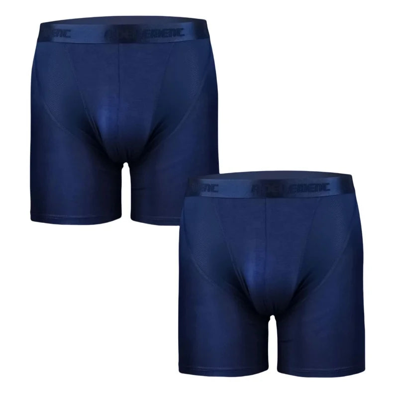 LuckeLadybug LLC men's breathable boxer briefs in navy blue for all-day comfort and support