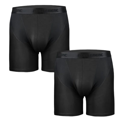 LuckeLadybug men's breathable boxer briefs in black for all-day comfort and support