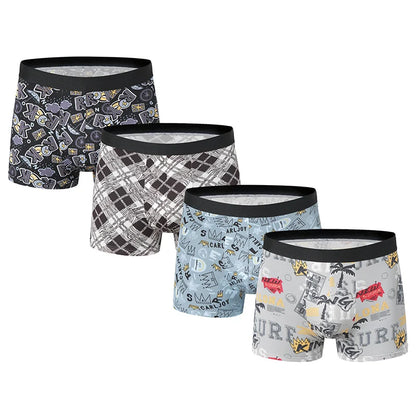 Mens Comfortable Boxer Briefs 8-Pack Set